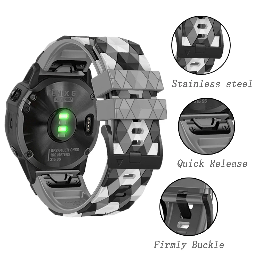   Ǹ ո, ౸  Ʈ, Garmin Fenix 6 6X Pro 7 7X 5X 5 Plus 3HR , 22mm, 26mm