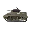 COOLBANK RC Tank 1/16 Scale 2.4ghz U.S. M5A1 Stuart Light Tank Model, Remote Control Tanks with Sound and Light  for Boys Adults 2