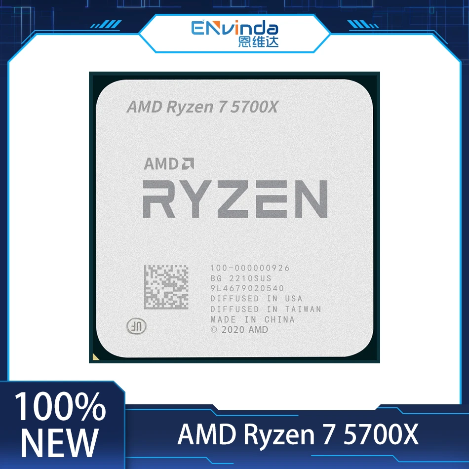 安いオーダー AMD Ryzen 7 5700X 3.4GHz 8コア / 16スレッド www