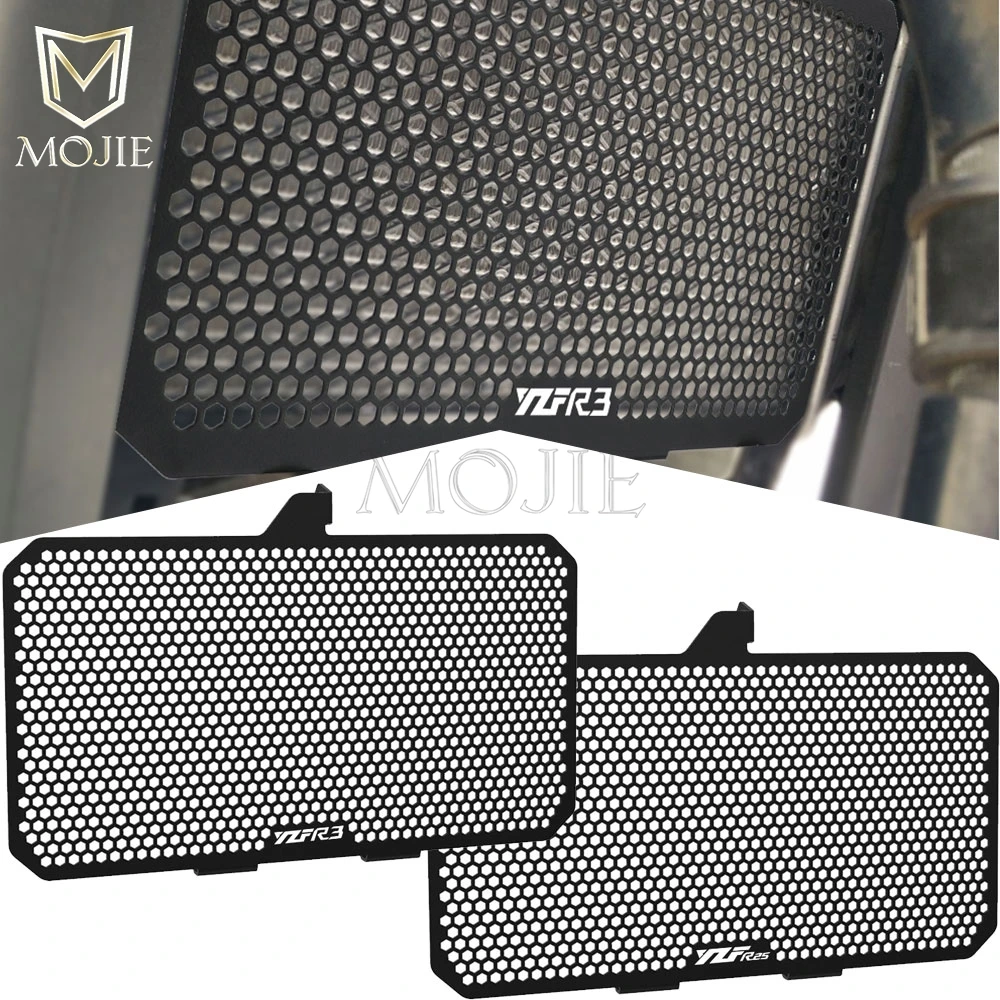 Motorcycle Radiator Grille Guard Cover For YAMAHA YZFR3 YZFR25 YZF R3 ...