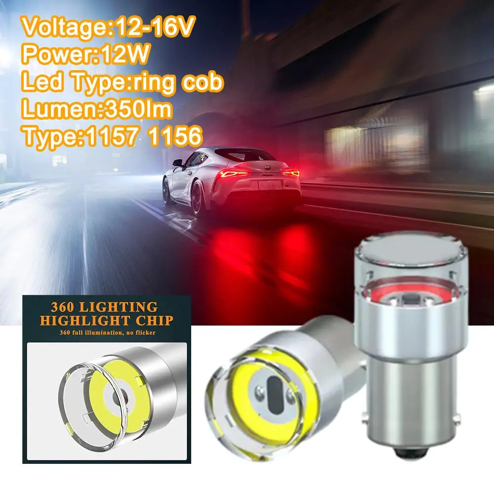 

Super Bright P21W Led Lamp 1156 COB Car Light 12V Reverse DRL Brake 1157 Signal Turn BA15s Bay15D Bulb White Auto C8E4