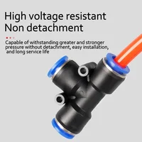 10PCS PE/PEG Plastic Quick Connector - 4-12mm Push In Fitting for Air Hose & Tube, Industrial & Home Pneumatic Systems​ 2