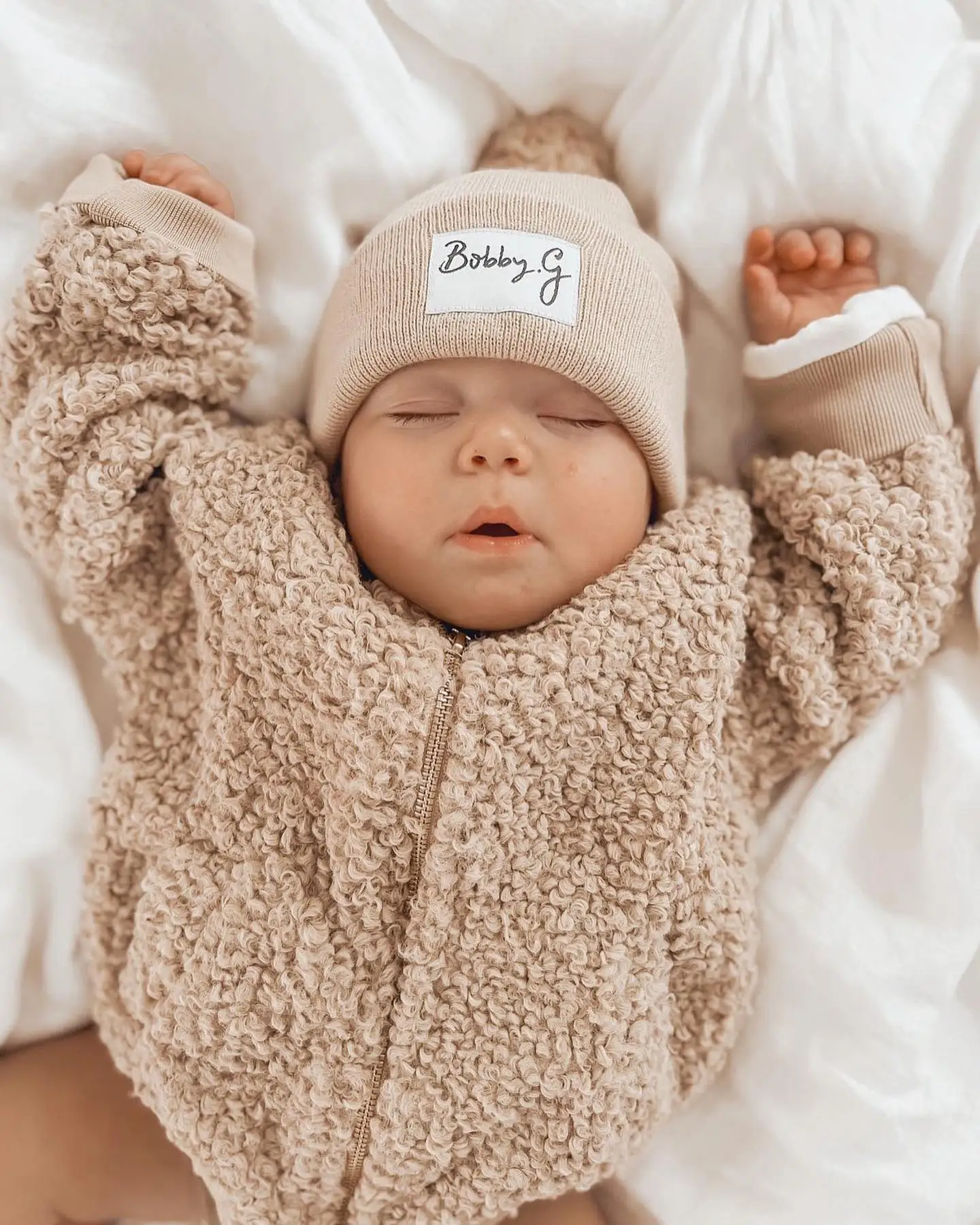 NewbornBabyGirlBoyAutumnWinterClothesCuteFleeceWarmLongSleeveTriangleRomper