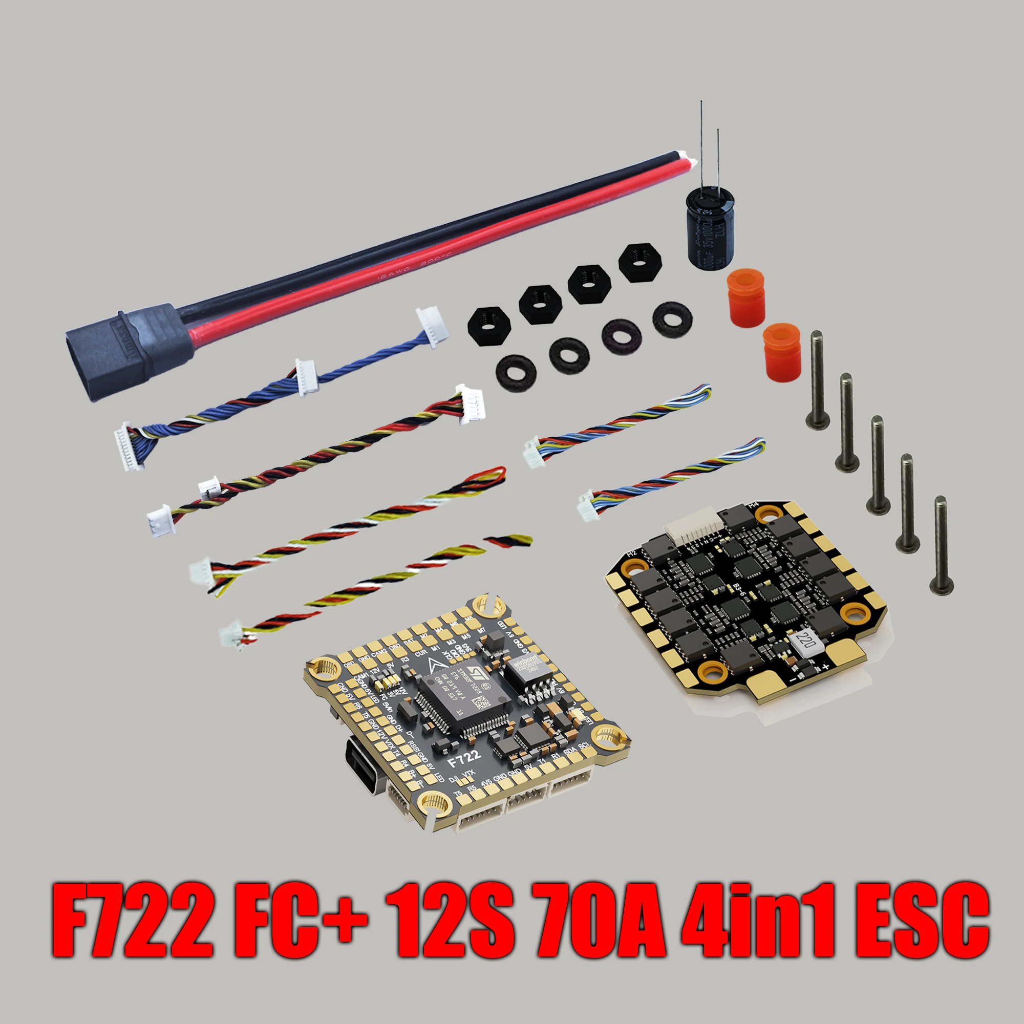 ตัวเลือกสินค้า ชุดควบคุมโดรนแข่ง F405 HD พร้อม ESC 60A