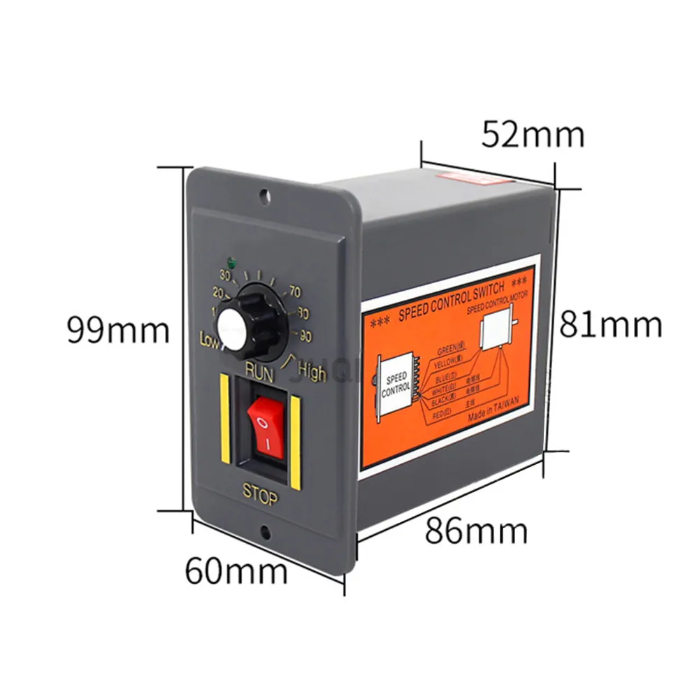 AC220V Motor Governor US-52 15W/25W/60W/90W/120W/180W/250W Governor Motor Forward and Reverse Speed Control Driver