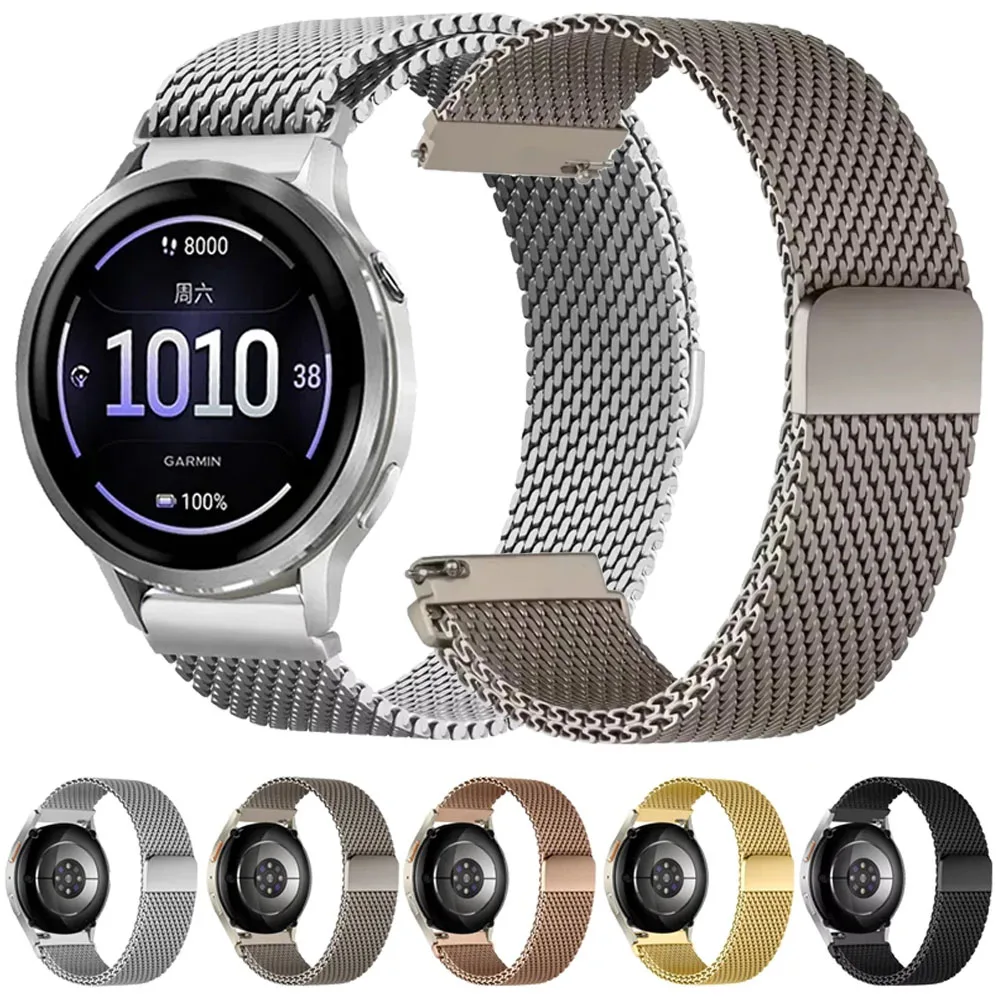 Elegant Steel Mesh Milanese Strap - Premium Metal Band