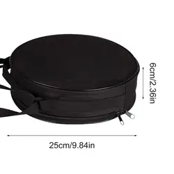 Portable Folding Stool Carry Case with Shoulder Strap and Zipper (Black)