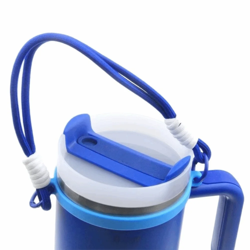 Silicone Water Bottle Handle Strap for Daily Travel Use