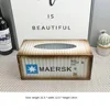 Retro Industrial Style Container Tissue Box Home Living Room Iron Creative Desktop Decoration Restaurant Paper Box Decoration 5
