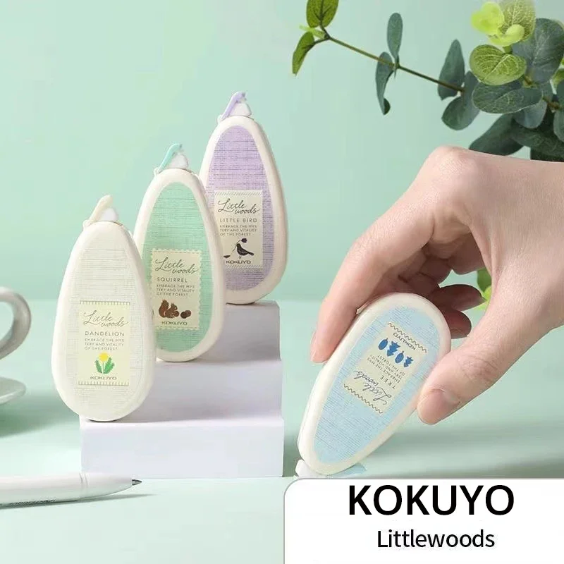 일본 KOKUYO Littlewoods 시리즈 종이 색상 보정 테이프, 캠퍼스 대용량 교체 코어, 
