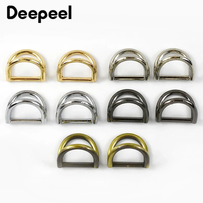 5/10/20 stücke Deepeel 19mm Metall O Dee D Ring Schnallen Tasche Kette Riemen Hängen Verschluss DIY Gepäck Hardware Lesther Handwerk Zubehör