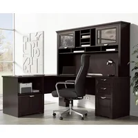 Magellan Performance 71"W L-Shaped Corner Desk - Espresso Finish for Modern & Functional Workspaces 1