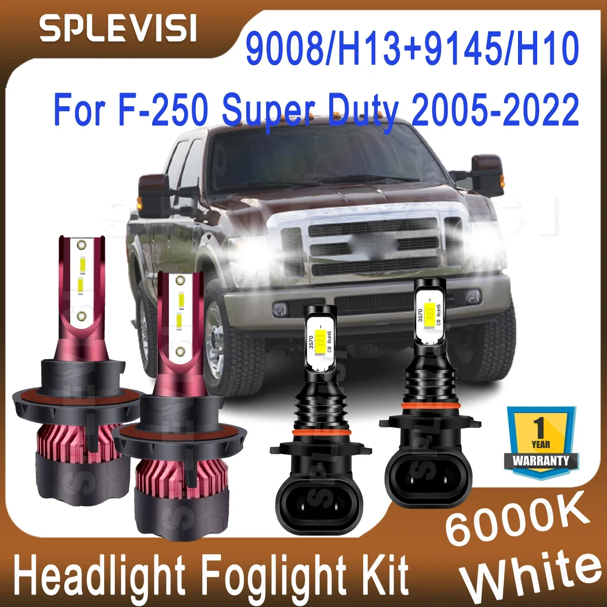 

LED Car Lamps Kit For F-250 Super Duty 2005 2006 2007 2008 2009 2010 2011 2012 2013 2014 2015 2016 2017 2018 2019 2020 2021 2022