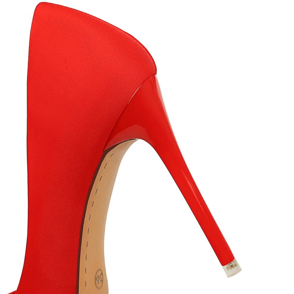 2022 Autumn Women 7.5cm 10.5cm High Heels Pumps Designer Lady Green Purple Stiletto Heels Escarpins Wedding Prom Shoes Plus Size