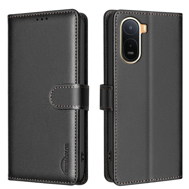 Elegant Leather Wallet Phone Case with Card Slot