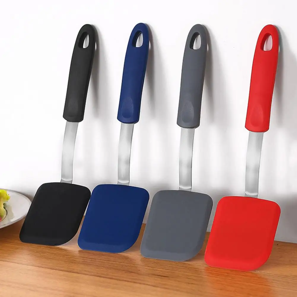 Silicone Cookie Spatula Turner Mini Brownie Spatula Heat-Resistant No  Scratch Small Silicone Spatula Non-stick Cookware Flipper