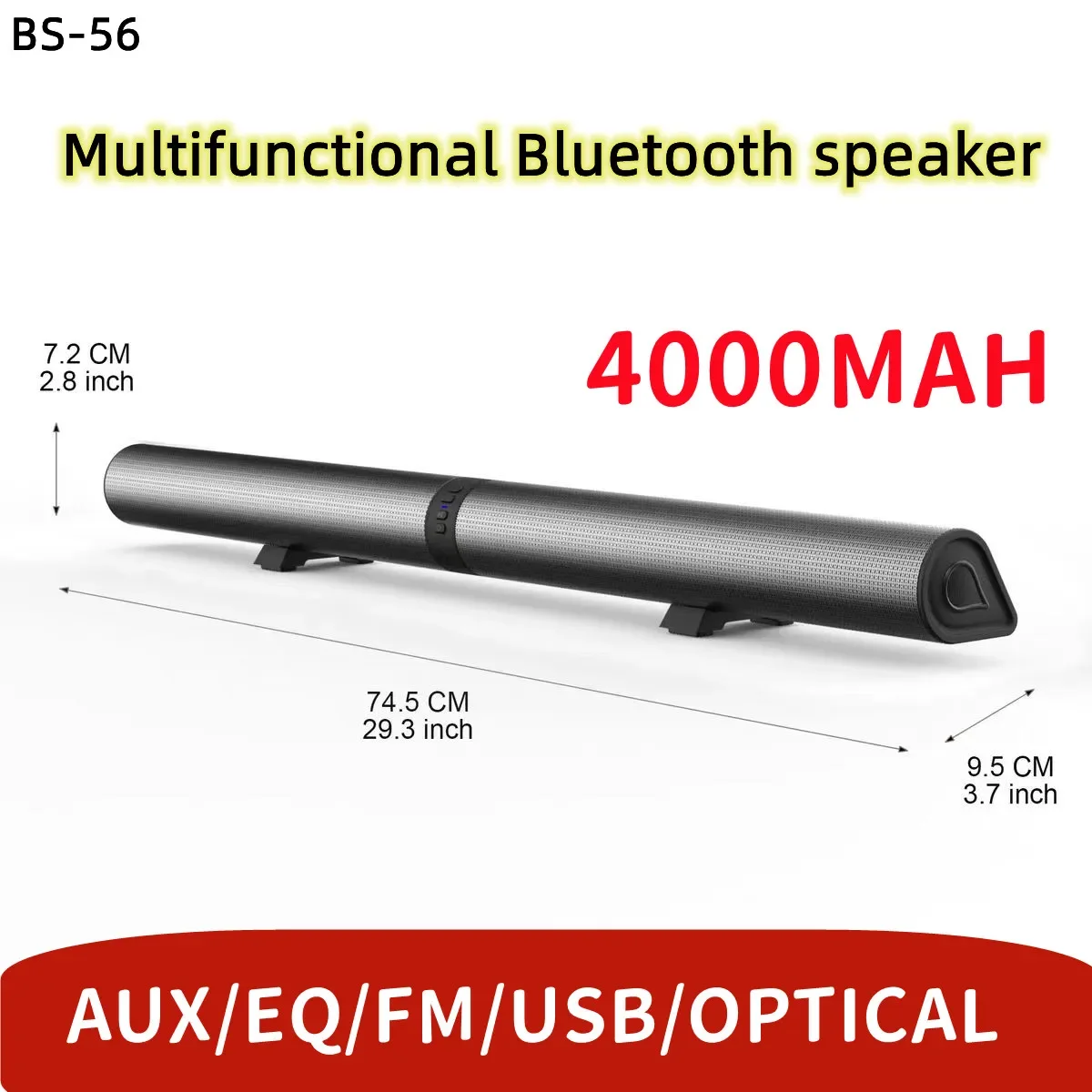 

Беспроводной компьютер высокой мощности Bluetooth колонки для улицы портативный домашний кинотеатр объемный FM-радио ТВ Саундбар поддерживает USB коаксиальный