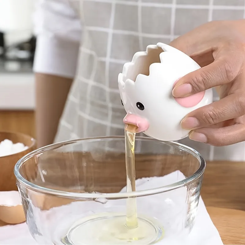 Cute Ceramic Chicken Egg Separator for Baking 2