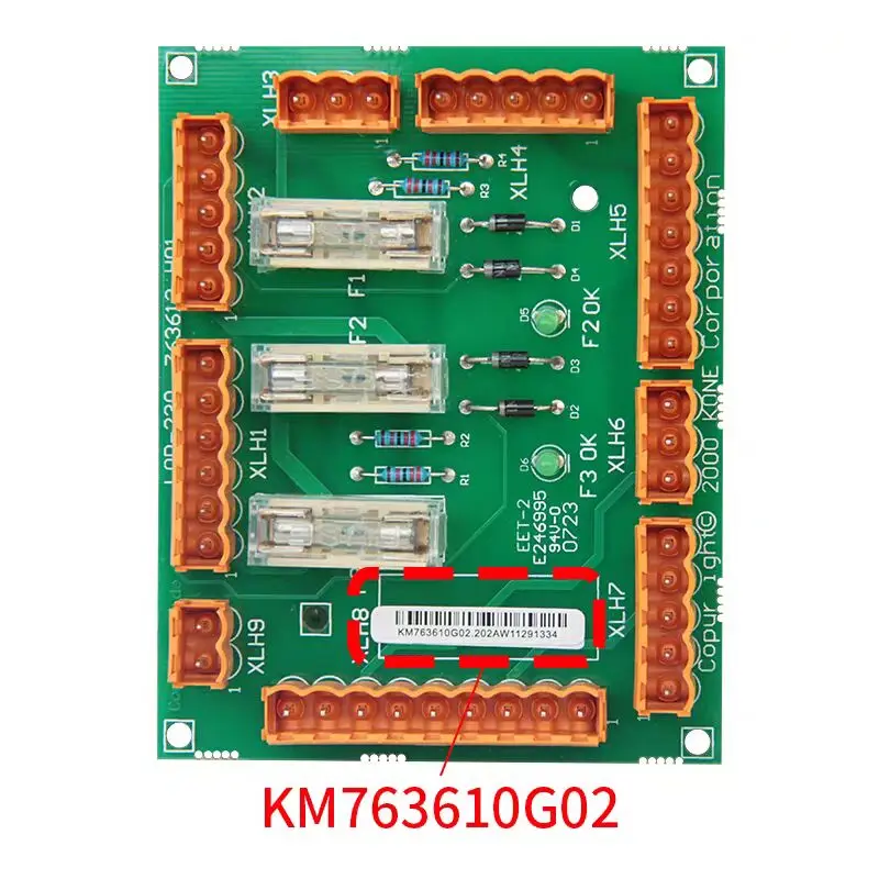 엘리베이터 부품 PCB KNE 엘리베이터 안전 회로 기판 KM763610G01 KM763610G02
