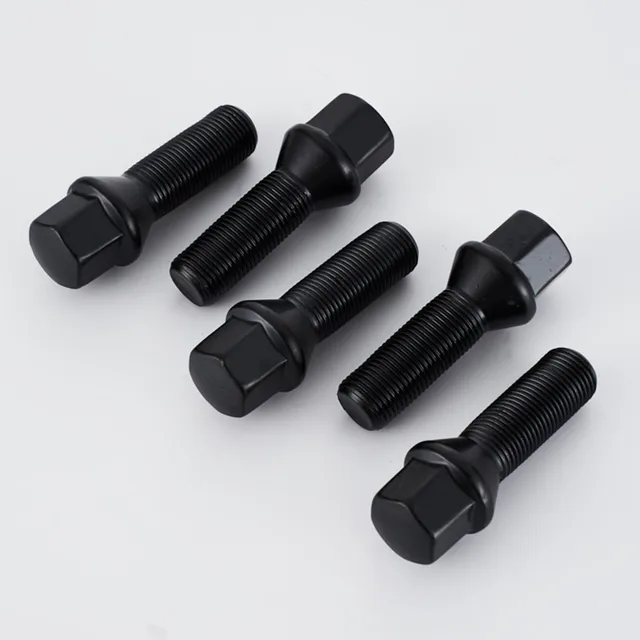 10 X M12X1.5 60mm LUNGHI NERI 35mm FILO 60° BULLONI RUOTA IN LEGA BMW - Foto 8