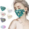 Approved Adult Kn95 Mask Europe CE Woman Flower Printed Face Mouth Mask Mascarilla 5 Layers Fabric FFP2Mask Protective kn95 mask 2