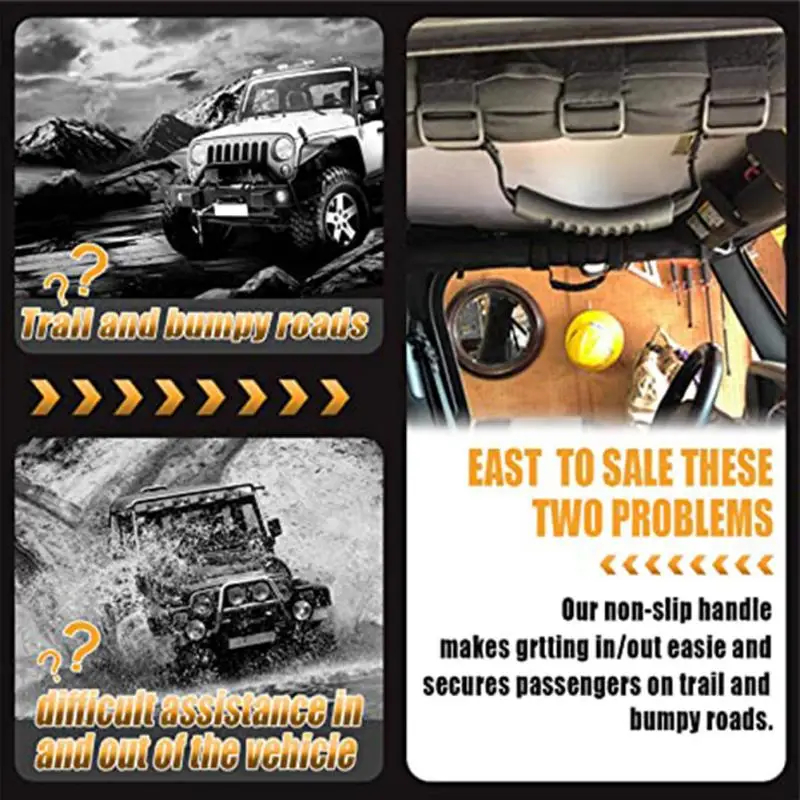Auto Car Roll Bar Maniglioni Maniglia Impugnatura Per Jeep Wrangler Yj Tj Jk Jku Jl Jlu Car Jeep Wrangler Accessori