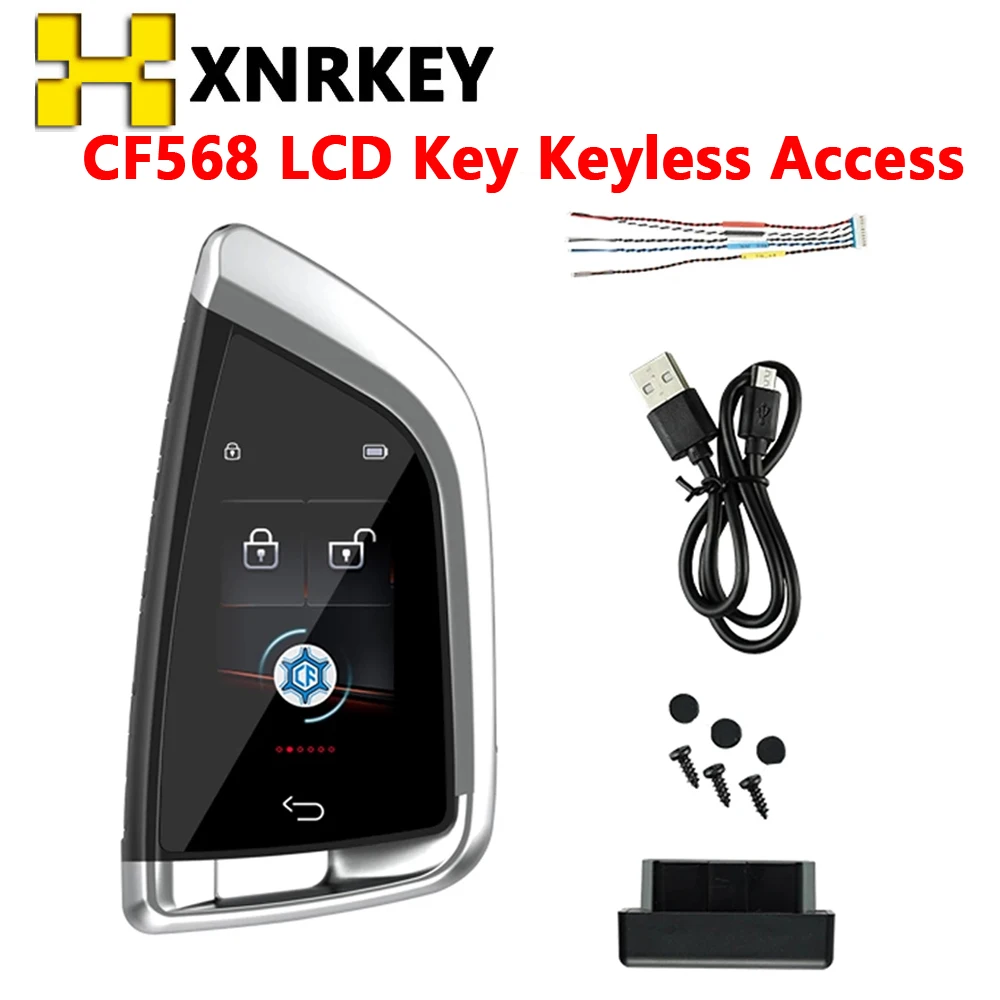 XNRKEY Universal Modified CF568 Smart LCD Key for BMW For Kia Benz Ford Keyless Entry Automati Door Lock