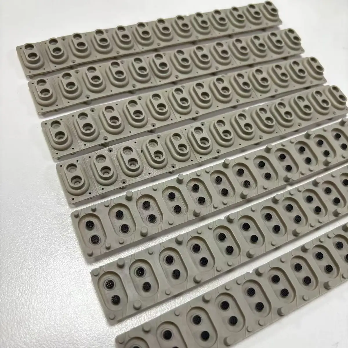 7PCS Rubber Strips For Roland EP9 JV JX JW50 VA7 A37 AX7 EP G70 D50 S-50 D10 D20 E-86 AX1 AX7 Korg SD1 X5 X5D N264 IS40 IS50 — view 4