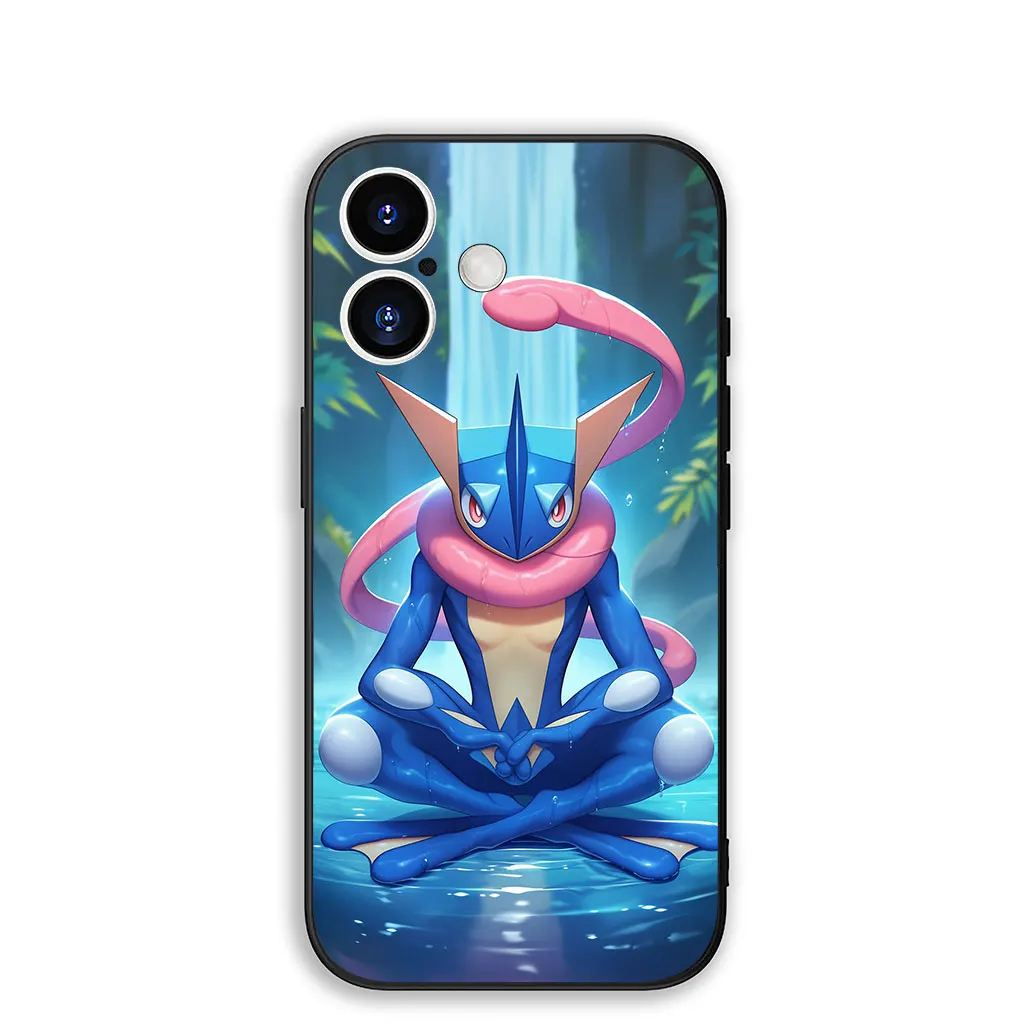 Soft Cover Phone Case with P-Pikachus and Gengar Design