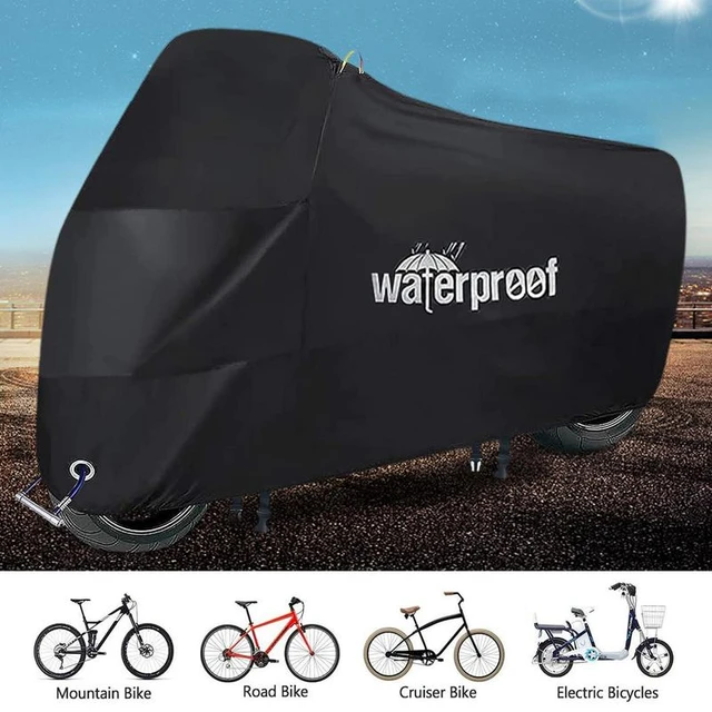 Copertura per bici impermeabile per bicicletta da esterno telo per moto con  borse portaoggetti tenda per bici bicicletta da esterno multifunzionale -  AliExpress