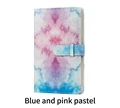 Blue and pink pastel