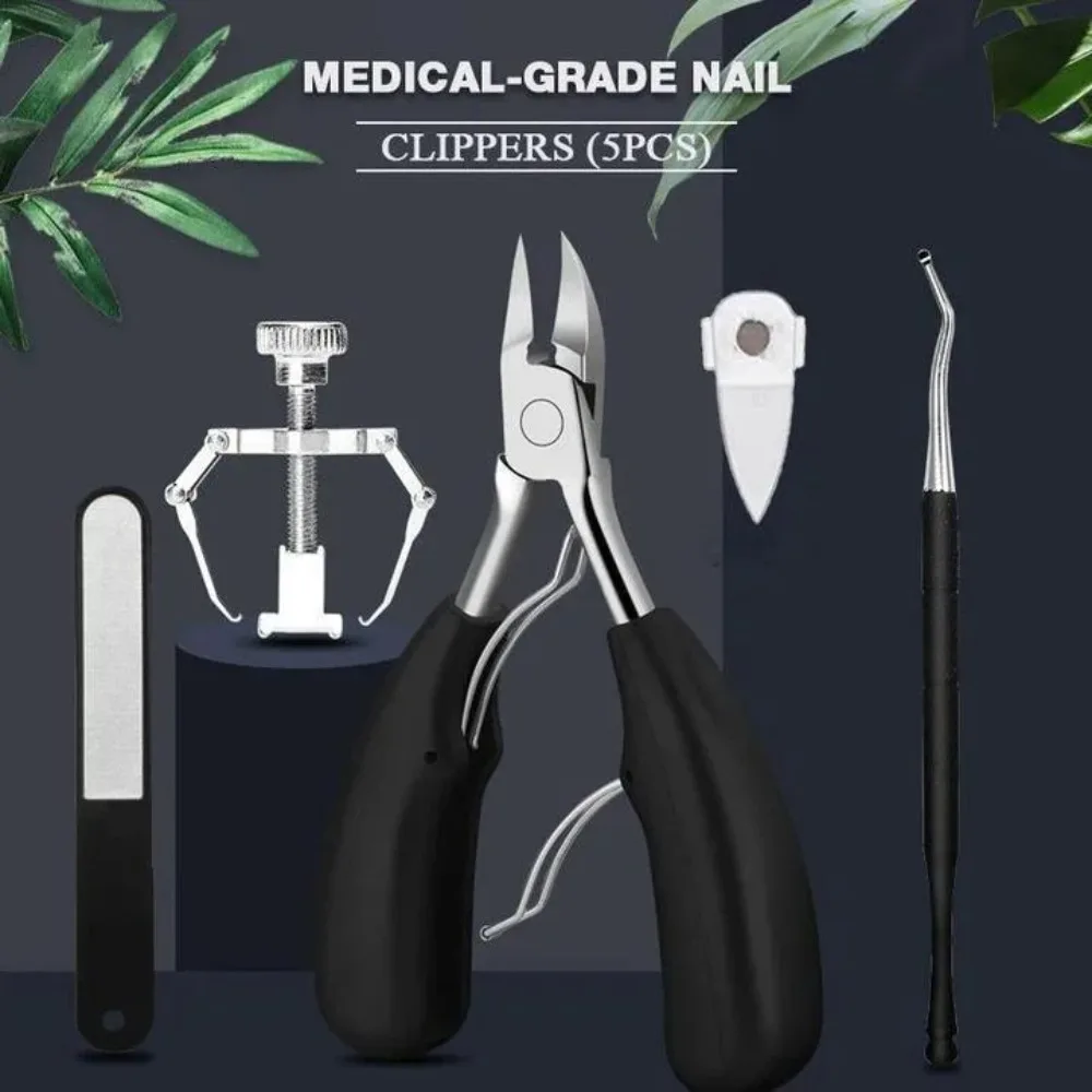 Medical-Grade Nail Clippers Podiatry Nail Clippers Correction Nippers Clipper Cutters Dead Skin Dirt Remover