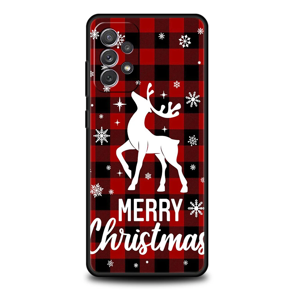 Festive Holiday-Themed Soft Shell Phone Case