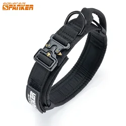 EXCELLENT ELITE SPANKER Dog Tactical Collar LED Nylon Necklace Outdoor Training Dog Collars For Large and Small Dogs Accessories