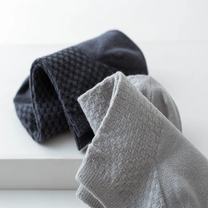 10Pairs Bambus Faser Socken Männer Casual Business Anti-Bakterielle Komfortable Atmungsaktive Hohe Qualität Socke Männlich Plus Größe EU38-48 – Detail 7
