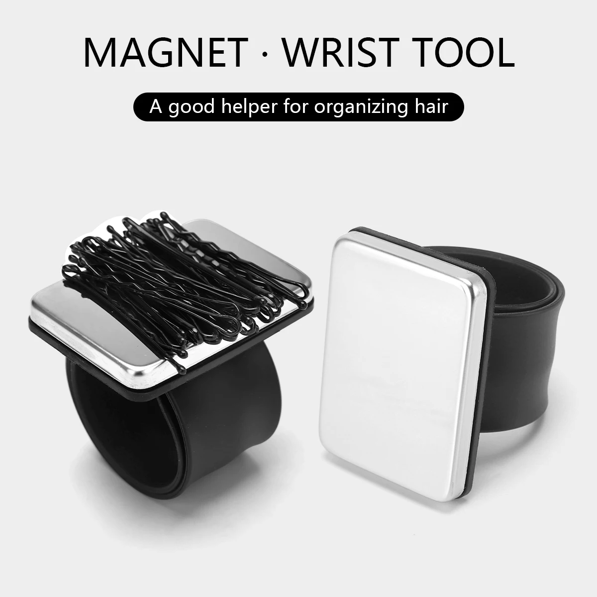Magnetic Pincushion for Sewing Silicone Wrist Magnetic Wristband for Braiding Gel Pin Cushion Holder Bracelet Hairstylist