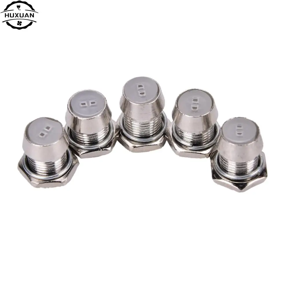 Copper Metal 5mm Light Emitting Diode LED Holder Mount Panel Display 10 Pcs/lot
