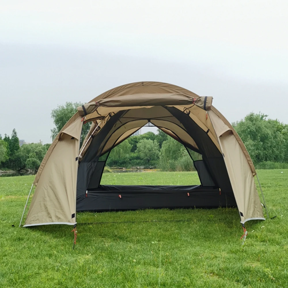 Waterproof Family Camping Tent  3 Person Light Weight Double Layer 1 Bedroom One Living Room Outdoor Tent