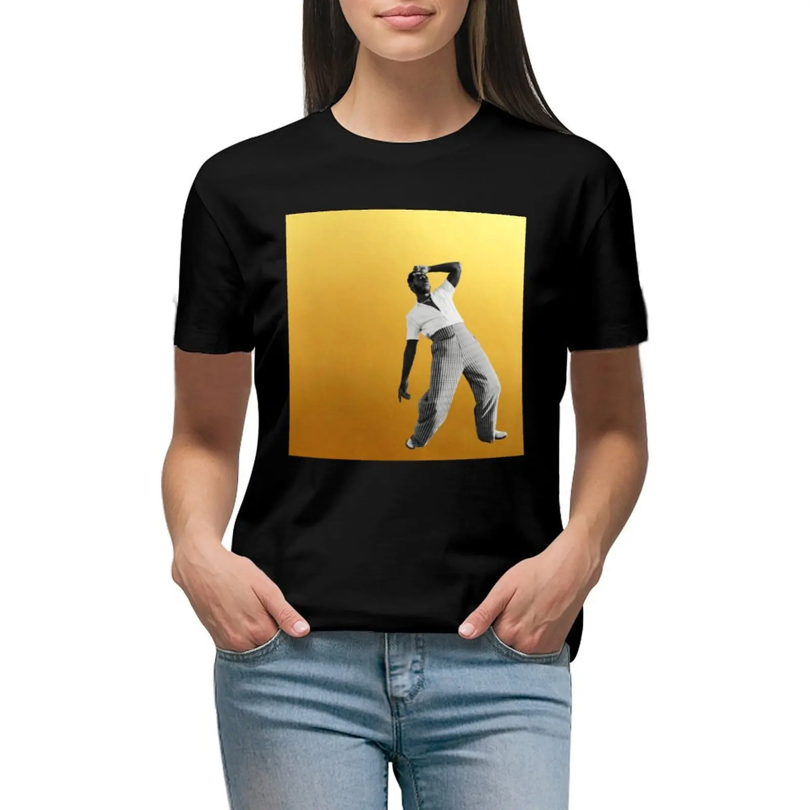 

why don_t you touch me. T-shirt Short sleeve tee tees western t-shirt dress for Women