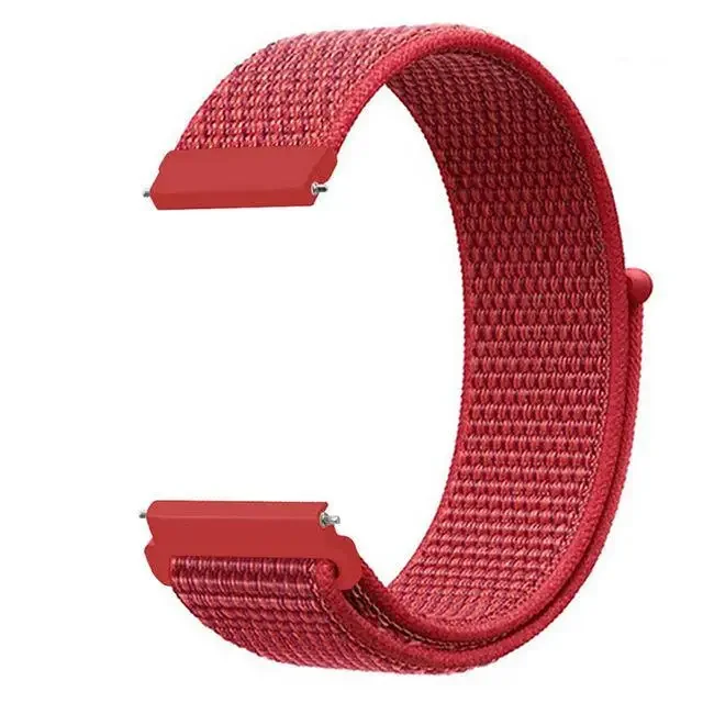 Elegant 18mm Nylon Loop Strap for Smartwatch Band Replacement