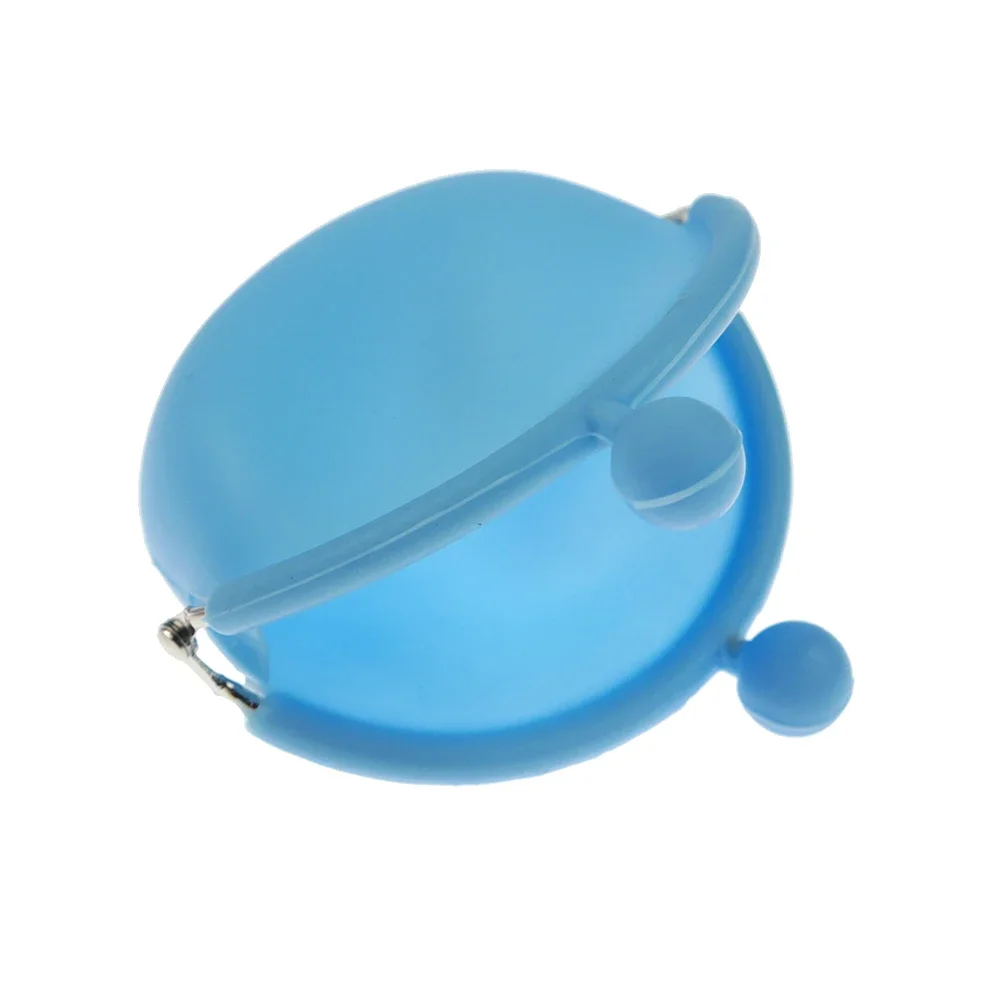 Silicone Coin Purse Coin Wallet Change Bag Round Design Bag Pouch Girl Gift