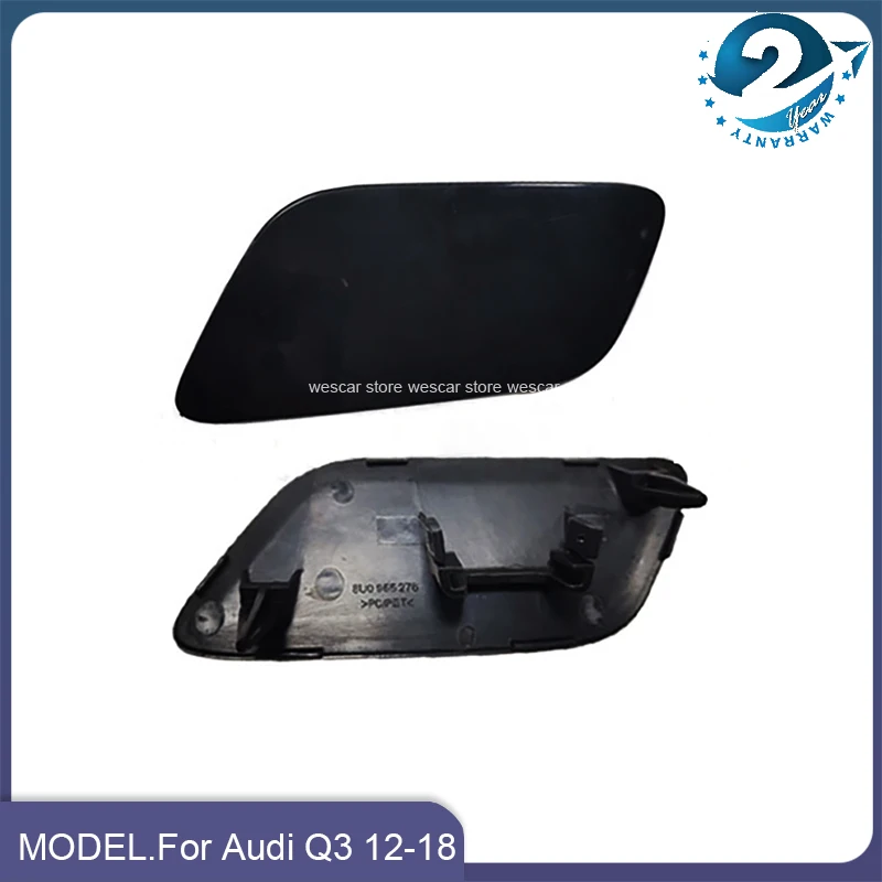 Car Front Bumper Headlight Washer Nozzle Cover Cap For Audi Q3 2012 2013 2014 2015 8U0955275 8U0955276 Left Right