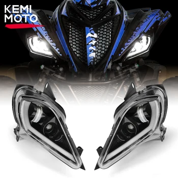 KEMIMOTO LED 헤드라이트, 야마하 랩터 700 700R YFZ450 YFZ450R YFZ450X 울버린 450 350 방향 지시등 스위치 어셈블리