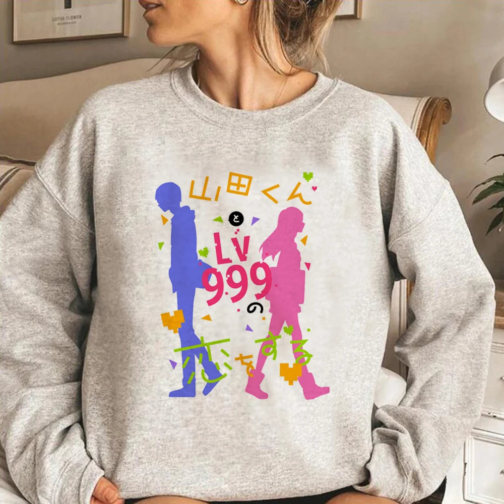 

Yamada Lv999 hoodies women 2023 aesthetic funny gothic Hood women Winter pulls