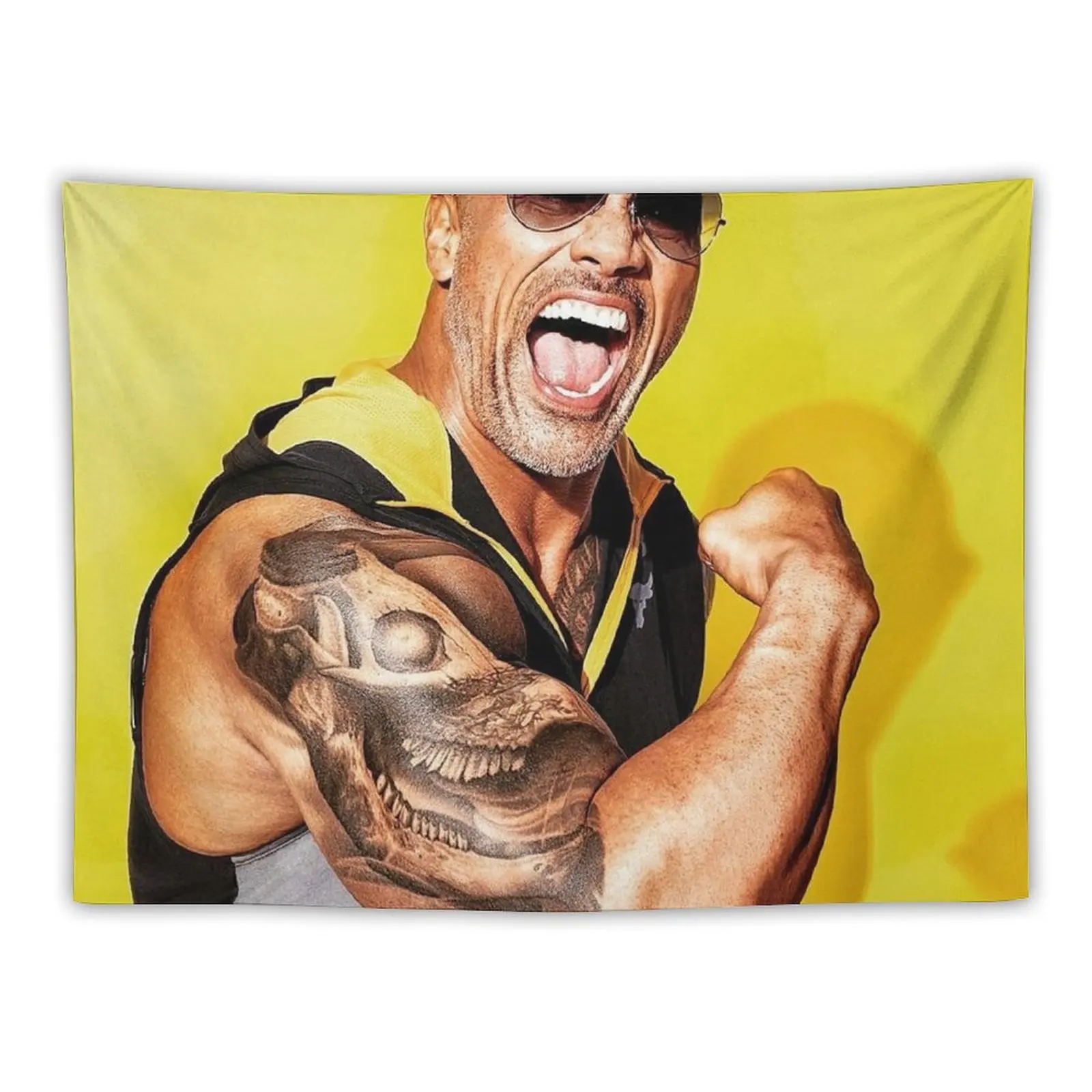 

Dwayne Johnson Tapestry Aesthetics For Room Anime Decor Custom Tapestry