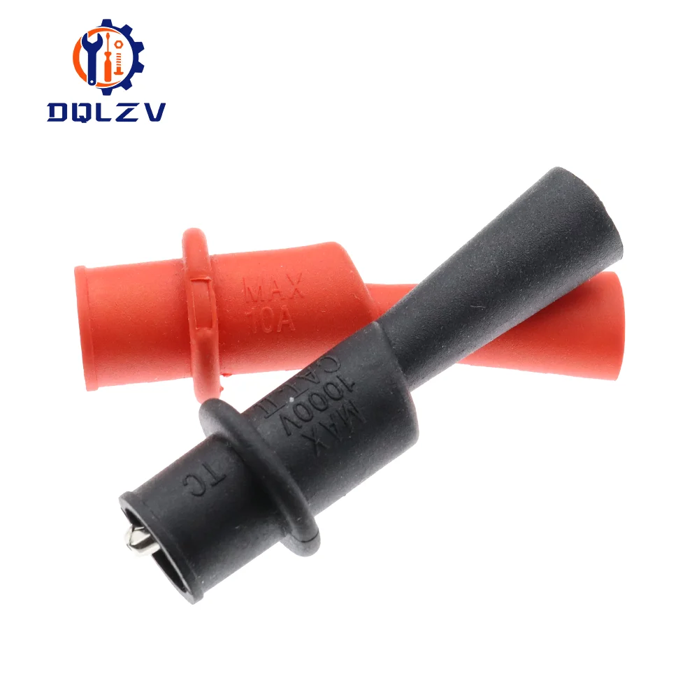 Crocodile Alligator Clips Clamps for Multimeter Tester Probe Insulated Crocodile Test Clip Connector 2PCS