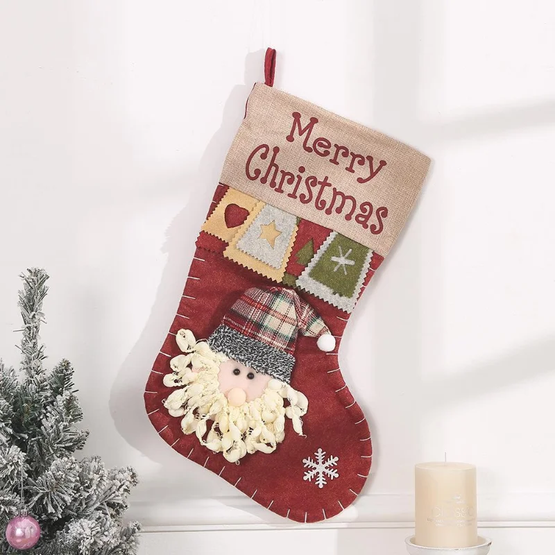 

Рождественские украшения, товары для носков, мультяшный дизайн, снеговик, старик, подвеска на Рождество, ремень