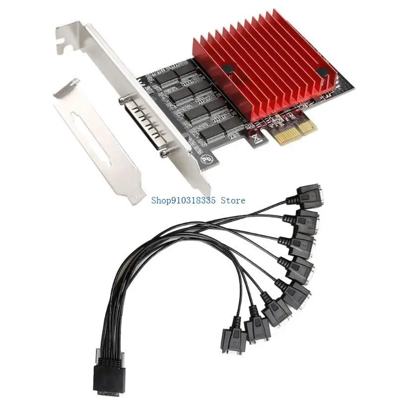 PCIE-8포트 RS232 직렬 확장으로 시스템 효율성 향상