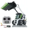 US Stock LESU LT5H 1/14 Metal Wheeled Skid-Steer Hydraulic RC Loader RTR Engineering Radio Remote Control DIY Model Toy THZH1279 1