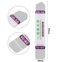 5Pcs Open Repair Tool Kit For Mobile Phone Electronic Broken Screen Glue Removal Metal Flat Spudger Soft Blade Pry Bar 6